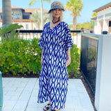 Caftan Blue Diamonds