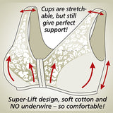 Cotton-Breeze Lace Bra