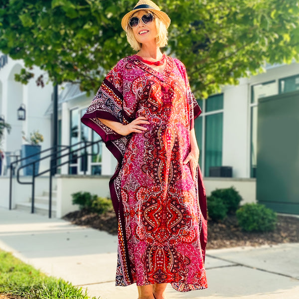 Caftan Mimosa Rosa