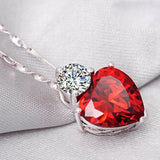 Affection of the Heart Jewelry Set - Ruby Red