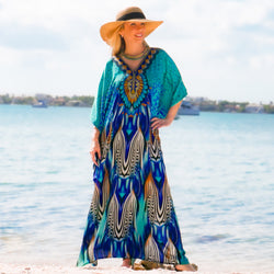 Caftan Falling Feathers