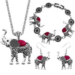 Elephant Grace Jewelry Set - Passion
