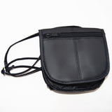 Multi-Pocket Leather Shoulder Bag