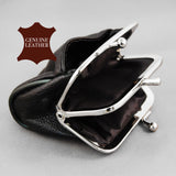 Leather Coin Purse With Clasp