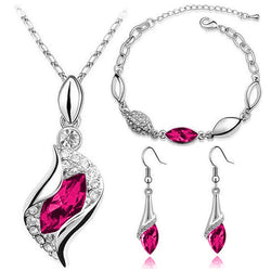 Eternal Memories Jewelry Set - Red Rose