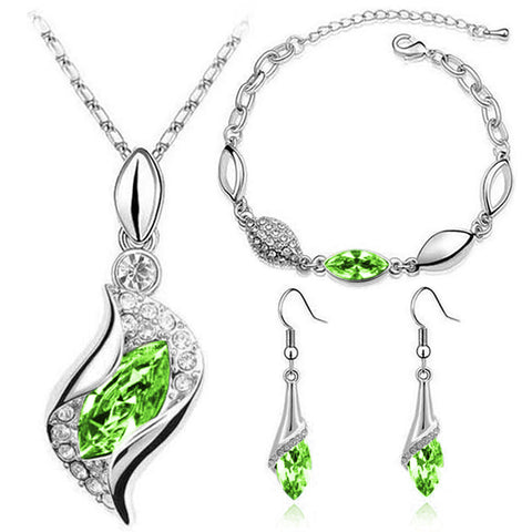 Eternal Memories Jewelry Set - Spring Green